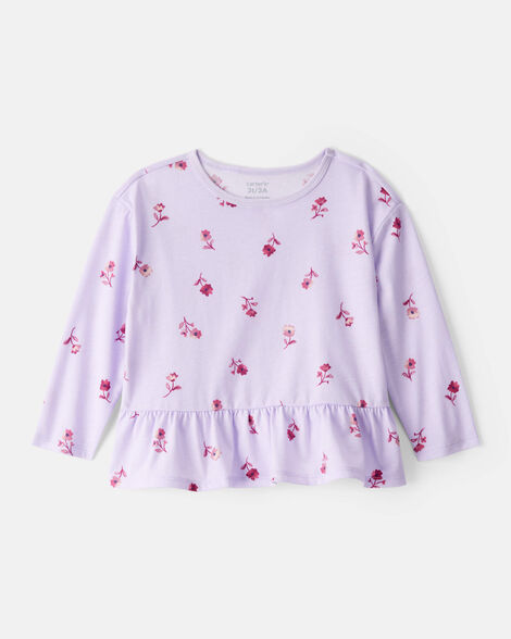 Blusa de algodón para niña marca Carter's