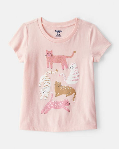Playera de algodón para niña marca Oshkosh B'Gosh