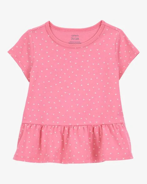 Blusa de algodón para niña marca Carter´s