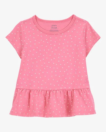 Blusa de algodón para niña marca Carter´s