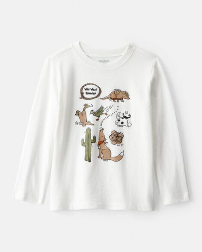 Playera de algodón para niño marca Oshkosh B'Gosh