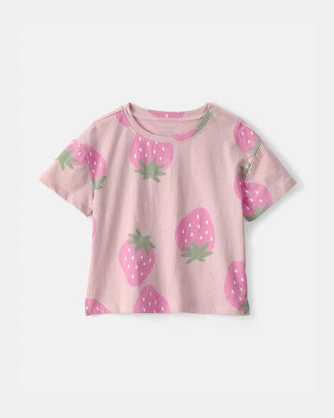 Blusa de algodón para niña marca Carter's