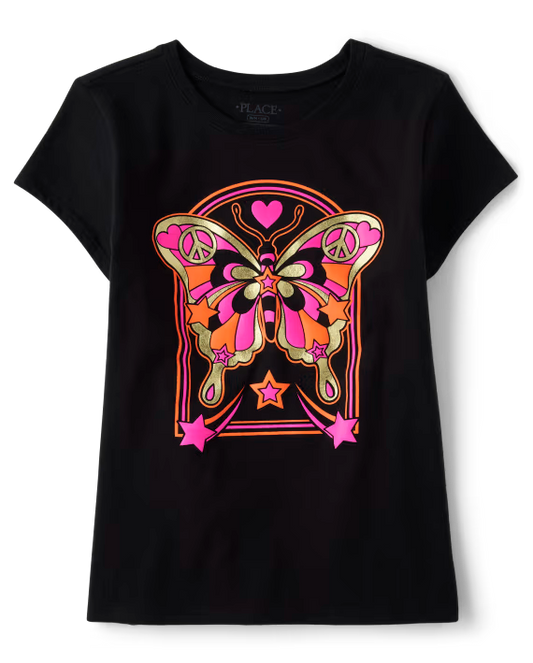 Playera de algodón para niña marca Children's Place