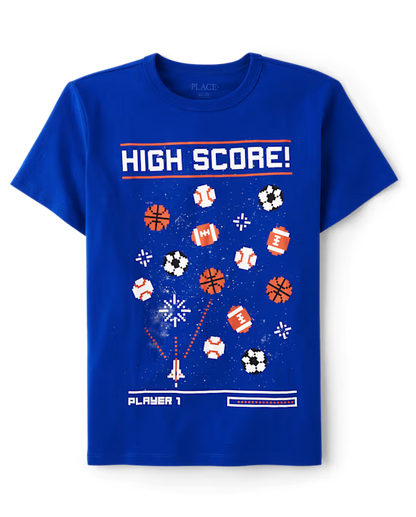 Playera de algodón para niño marca Children's Place