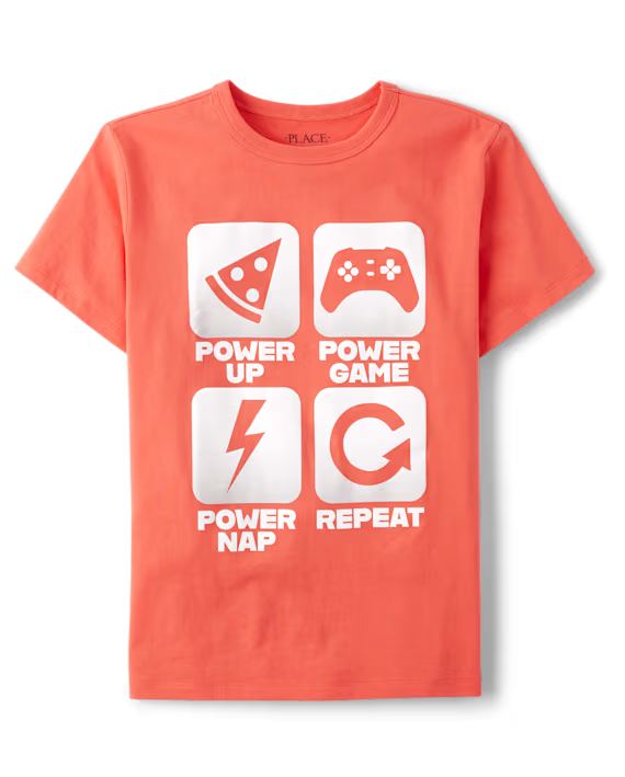 Playera de algodón para niño marca Children's Place