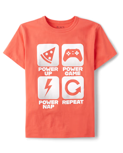 Playera de algodón para niño marca Children's Place