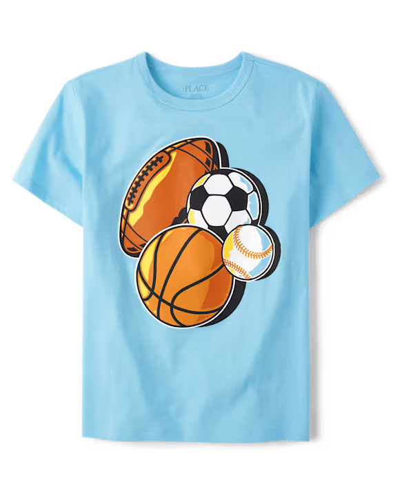 Playera de algodón para niño marca Children's Place