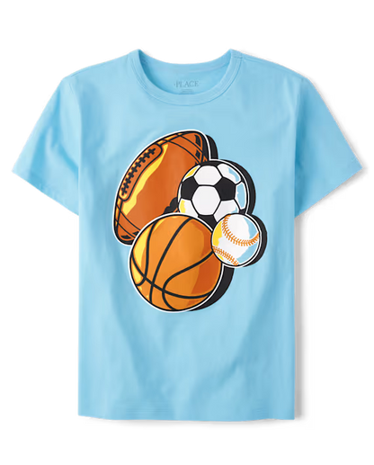 Playera de algodón para niño marca Children's Place