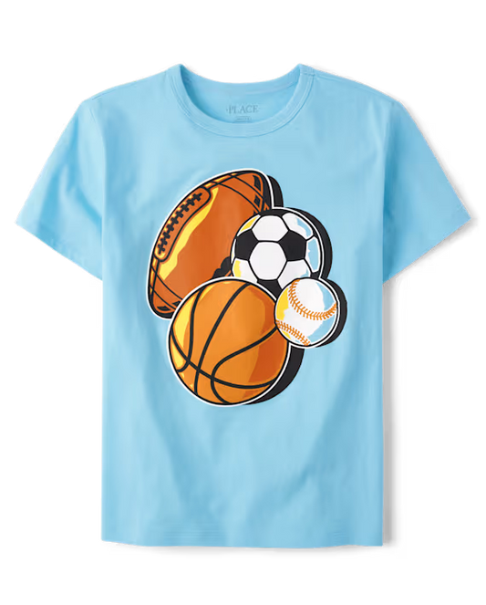 Playera de algodón para niño marca Children's Place