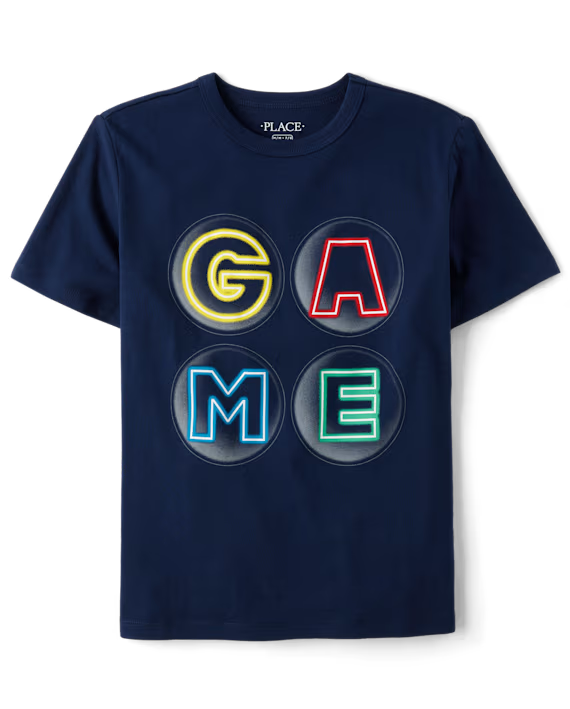 Playera de algodón para niño marca Children's Place