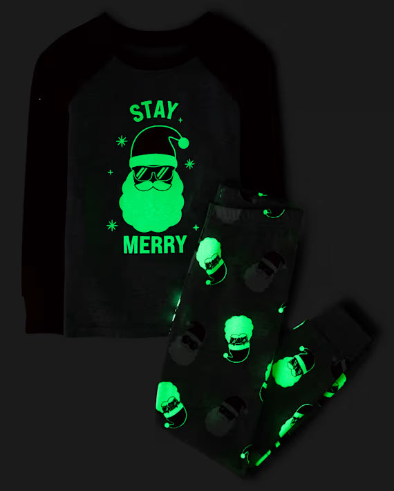 Pijamas de 2 piezas de algodón unisex marca Children's Place