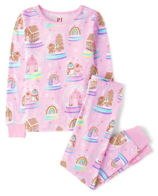 Pijamas de 2 piezas de algodón para niña marca Children's Place
