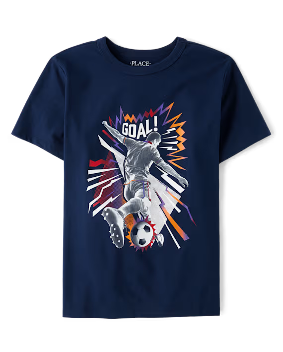 Playera de algodón para niño marca Children's Place