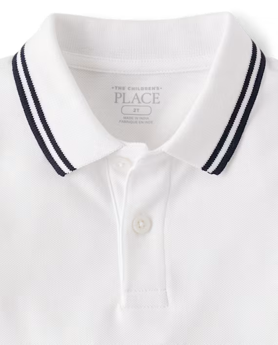 Playera de algodón tipo Polo para niño marca Children's Place