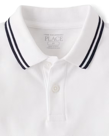 Playera de algodón tipo Polo para niño marca Children's Place