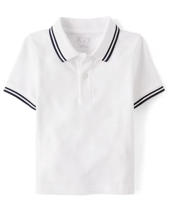 Playera de algodón tipo Polo para niño marca Children's Place