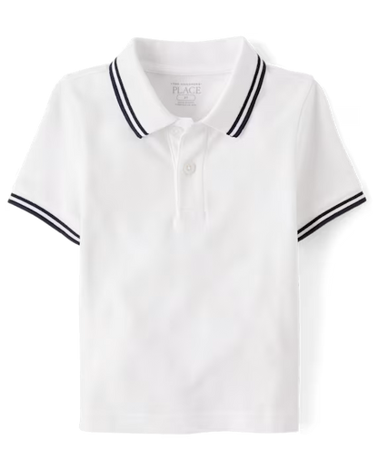 Playera de algodón tipo Polo para niño marca Children's Place