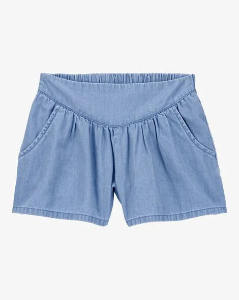 Short de algodón para niña marca Carter's