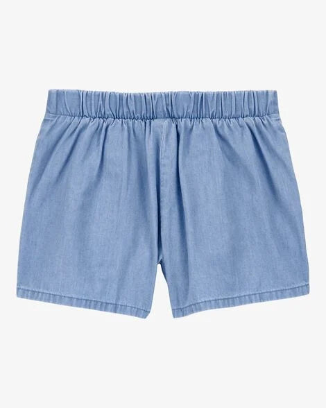 Short de algodón para niña marca Carter's