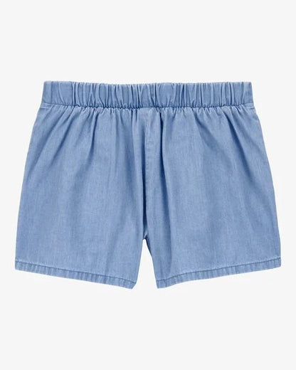 Short de algodón para niña marca Carter's