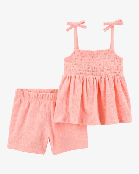 Conjunto de 2 piezas de algodón para niña marca Carter's