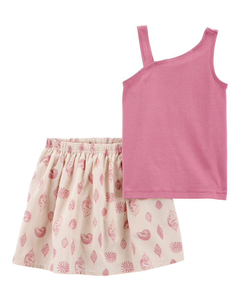 Conjunto de algodón para niña marca H&M