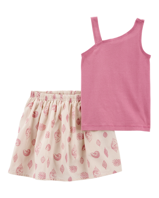 Conjunto de algodón para niña marca H&M