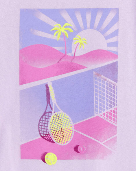 Playera de algodón para niña marca Carter´s