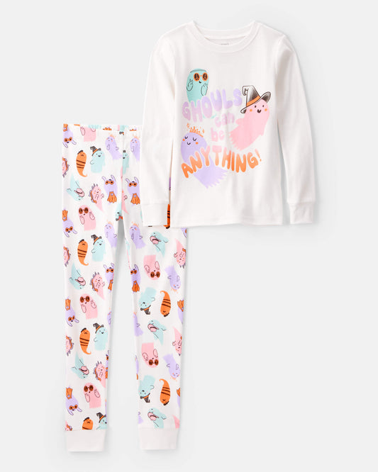 Pijamas de 2 piezas de algodón para niña marca Carter´s