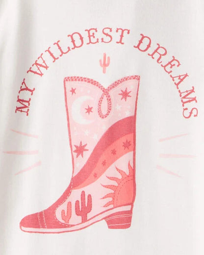 Dúo de pijamas de algodón para niña marca Carter´s