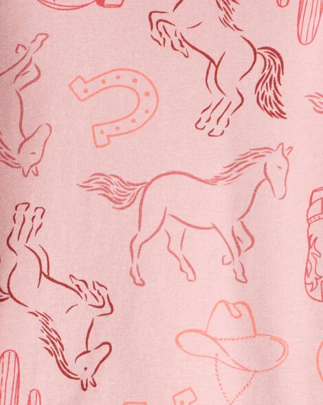 Dúo de pijamas de algodón para niña marca Carter´s