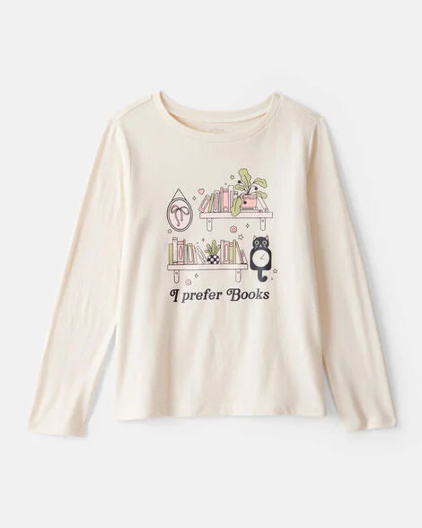 Blusa de algodón para niña marca Carter's