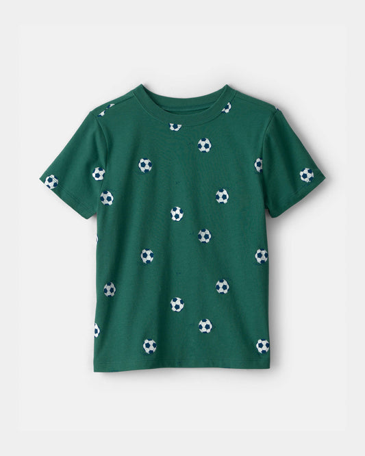 Playera de algodón para niño marca Carter's