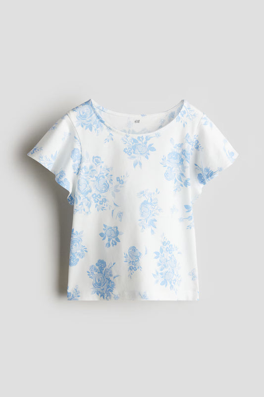Blusa de algodón para niña marca H&M