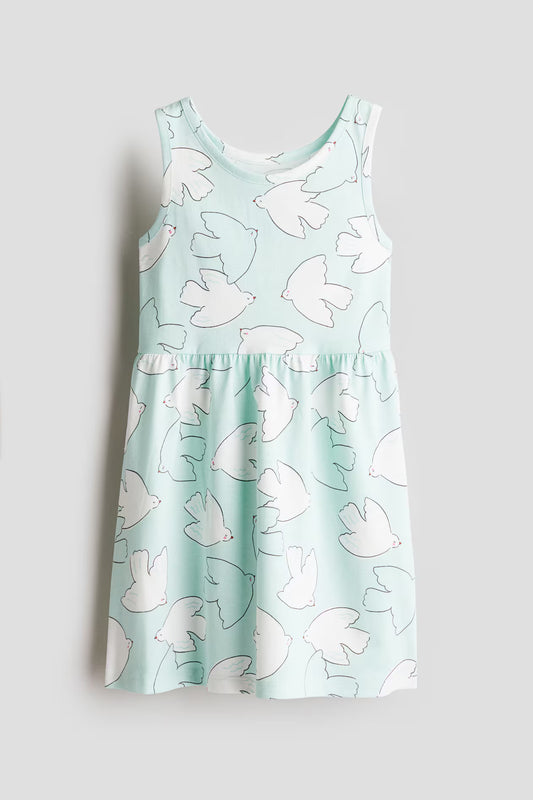 Vestido de algodón para niña marca H&M