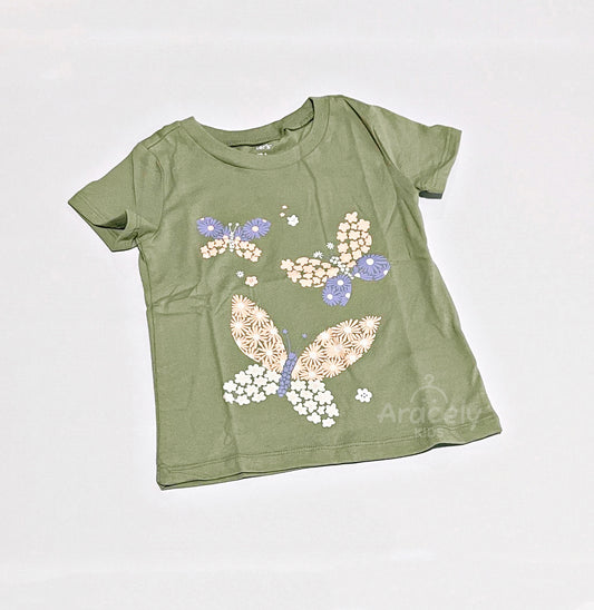Playera de algodón de niña marca Carter´s