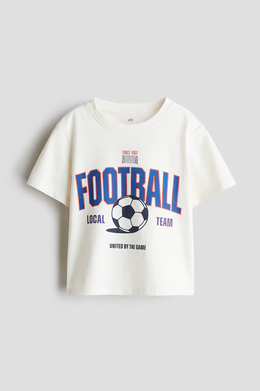 Playera de algodón para niño marca H&M
