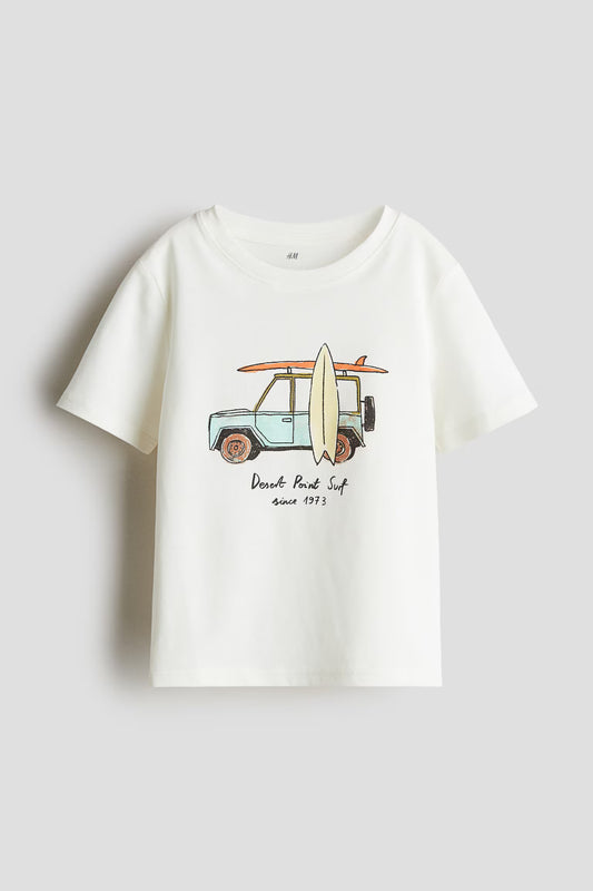 Playera de algodón para niño marca H&M