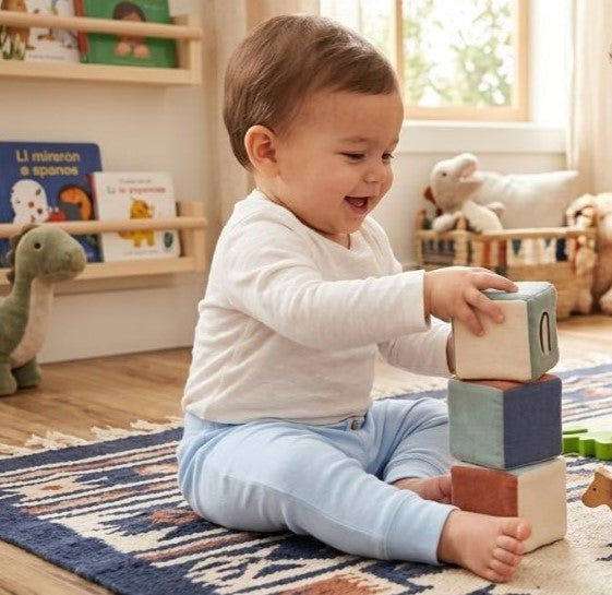 Dúo de pantalones de algodón para niño marca Carter's