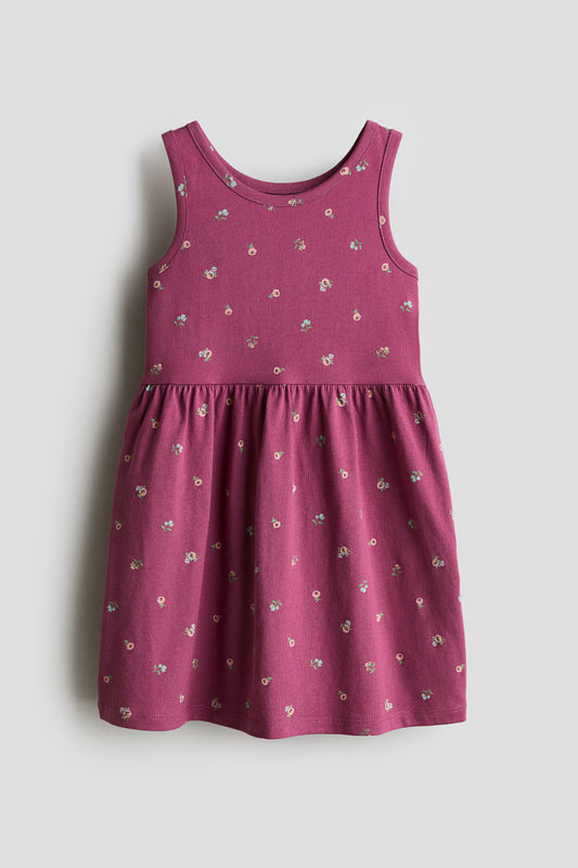 Vestido de algodón para niña marca H&M