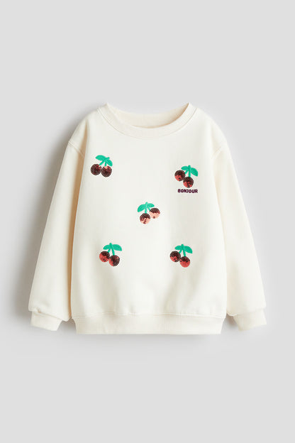 Sudadera de algodón para niña marca H&M