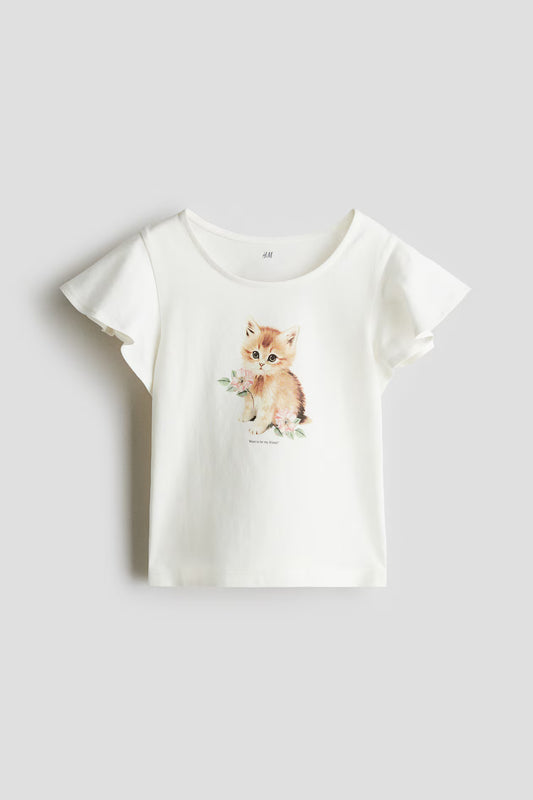 Blusa de algodón para niña marca H&M