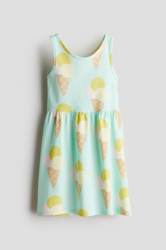 Vestido de algodón para niña marca H&M