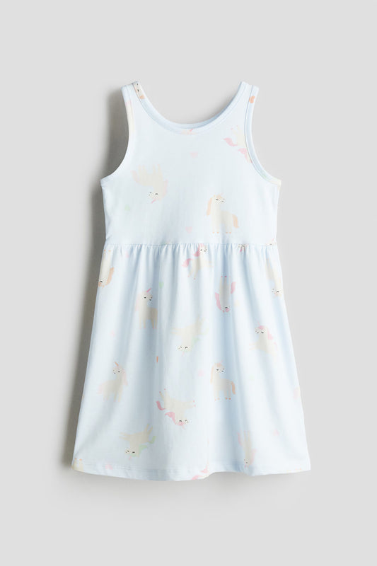 Vestido de algodón para niña marca H&M