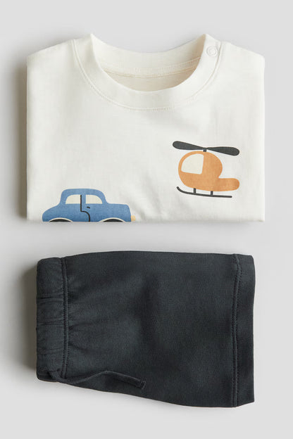 Set de 2 piezas de algodón para niño marca H&M