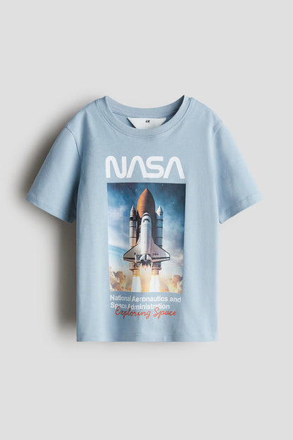 Playera de algodón para niño marca H&M