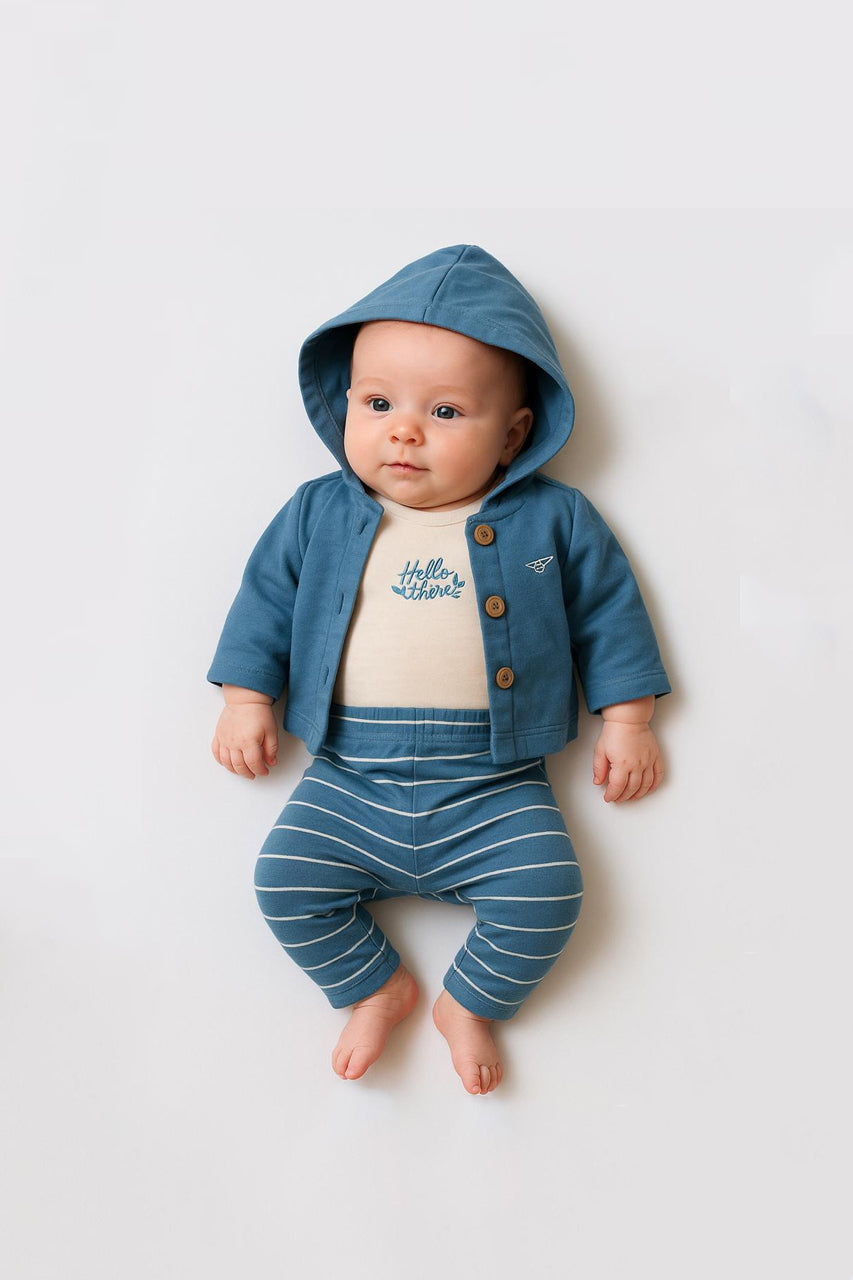 Set de 3 piezas de algodón para niño marca Carter´s