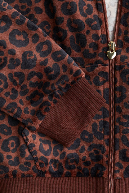 Sudadera de terciopelo suave para niña marca H&M