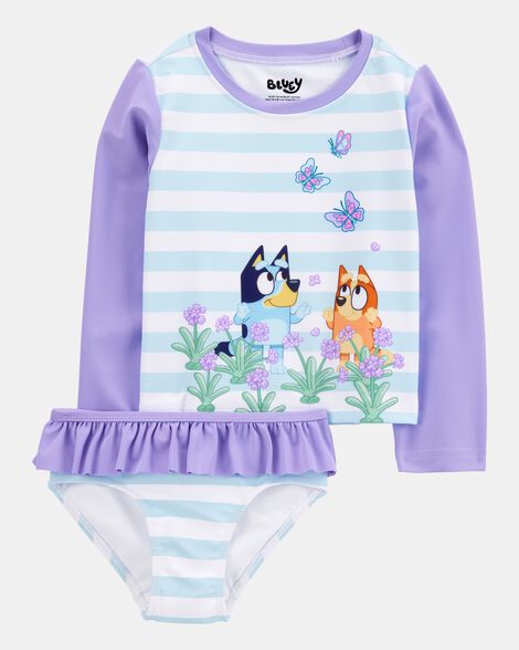 Traje de baño de 2 piezas para niña marca Carter's
