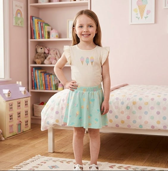 Set de 2 piezas de algodón para niña marca Children's Place